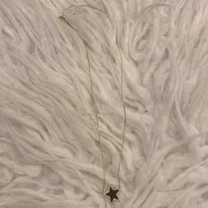 Kendra Scott Black Star Gold Necklace